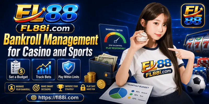 Bankroll management for casino and sports showing budget limits, session planning and responsible betting habits