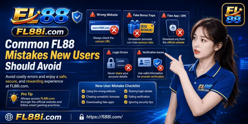 Common FL88 mistakes new Malaysian users should avoid, including wrong links, bonus confusion and unsafe login habits