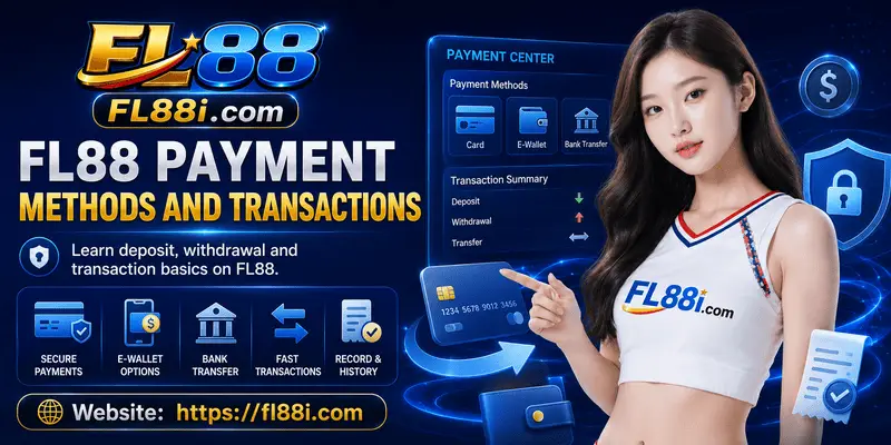 FL88 Payment Methods And Transactions