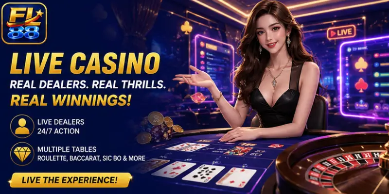 The live casino lobby is an essential feature at FL88.